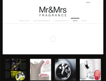 Tablet Screenshot of mrandmrsfragrance.com